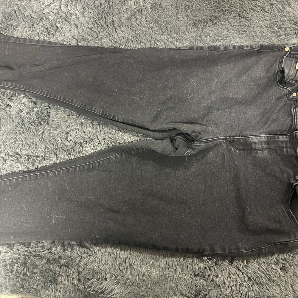 NINE WEST Garett High Rise Skinny Ankle Jeans black